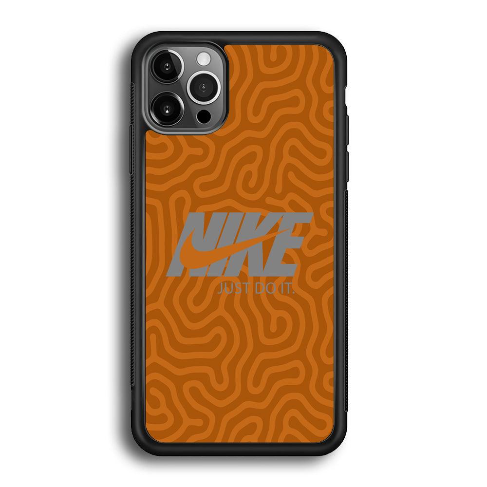 Nike Brown Maze iPhone 12 Pro Max Case-Oxvistore