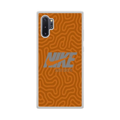 Nike Brown Maze Samsung Galaxy Note 10 Plus Case-Oxvistore