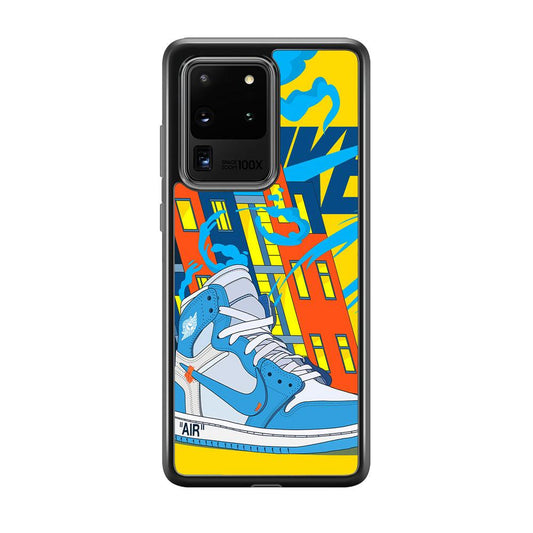 Nike Building of Style Samsung Galaxy S20 Ultra Case-Rubber Black (2D Case)-Oxvistore