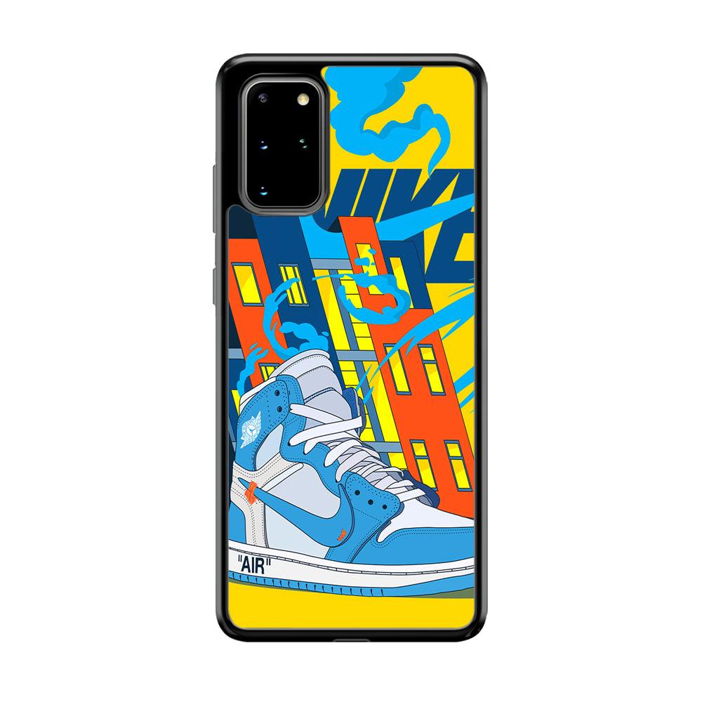Nike Building of Style Samsung Galaxy S20 Plus Case-Rubber Black (2D Case)-Oxvistore