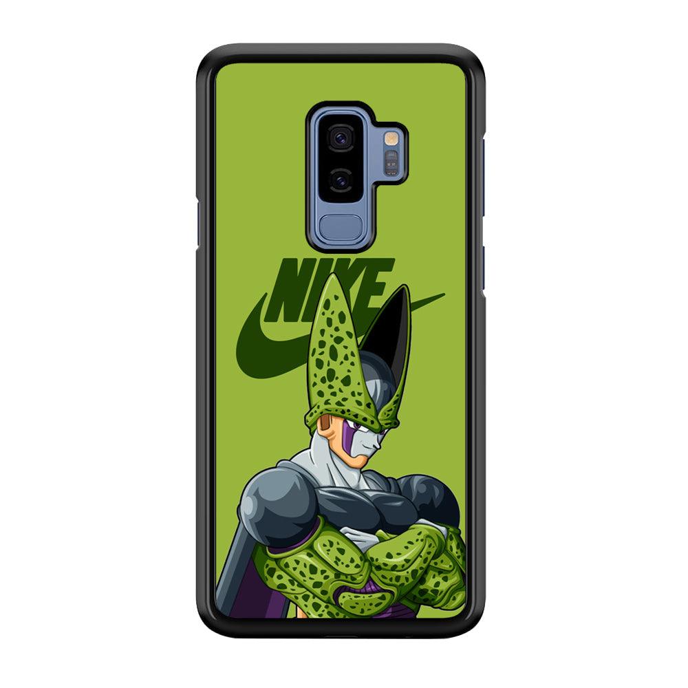 Nike Cell Green Samsung Galaxy S9 Plus Case-Rubber Black (2D Case)-Oxvistore