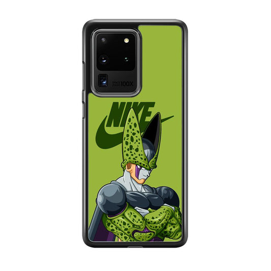 Nike Cell Green Samsung Galaxy S20 Ultra Case-Rubber Black (2D Case)-Oxvistore