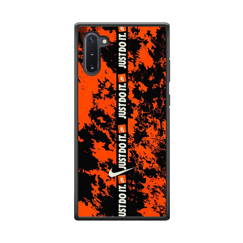 Nike Center of Alteration Samsung Galaxy Note 10 Case-Rubber Black (2D Case)-Oxvistore