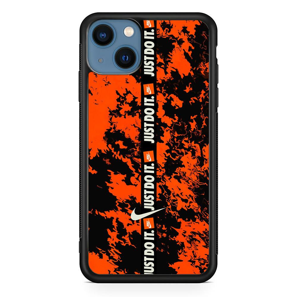 Nike Center of Alteration iPhone 14 Case-Rubber Black (2D Case)-Oxvistore