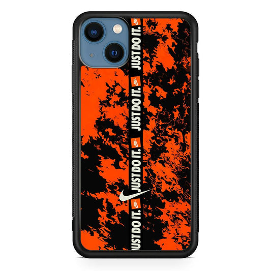 Nike Center of Alteration iPhone 14 Case-Rubber Black (2D Case)-Oxvistore