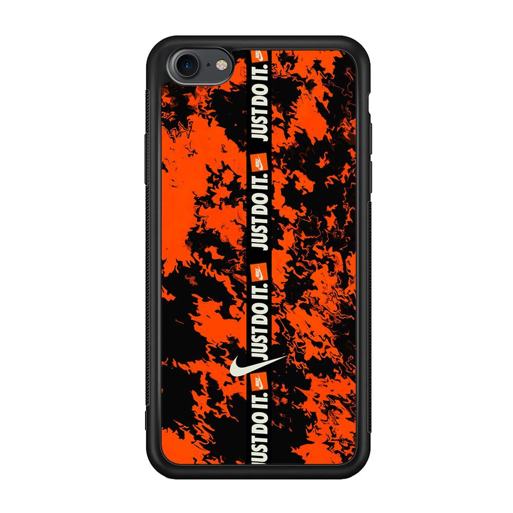 Nike Center of Alteration iPhone 7 Case-Rubber Black (2D Case)-Oxvistore