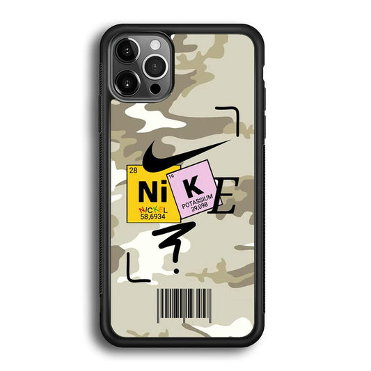 Nike Chemical Formula iPhone 12 Pro Case-Oxvistore