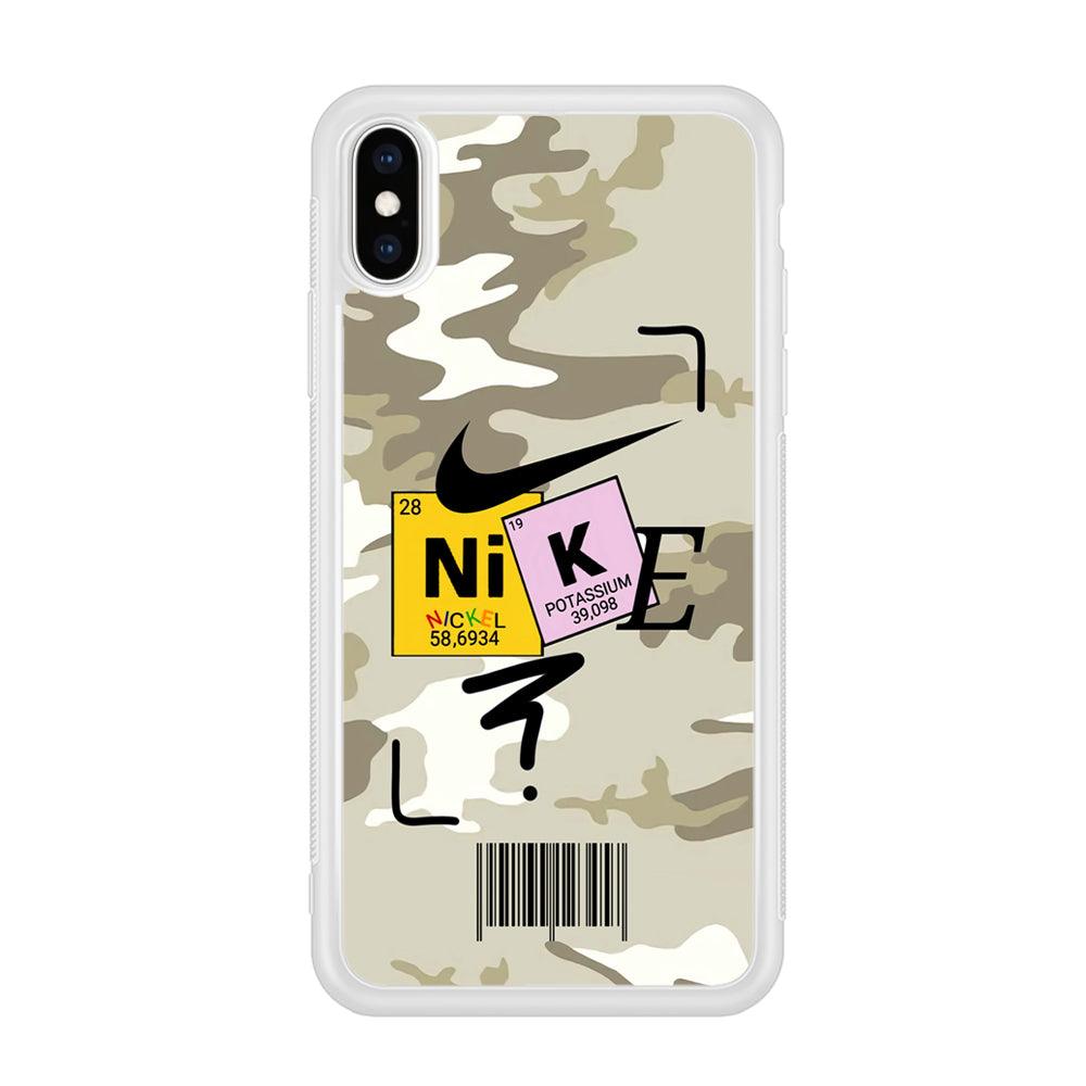 Nike Chemical Formula iPhone X Case-Oxvistore