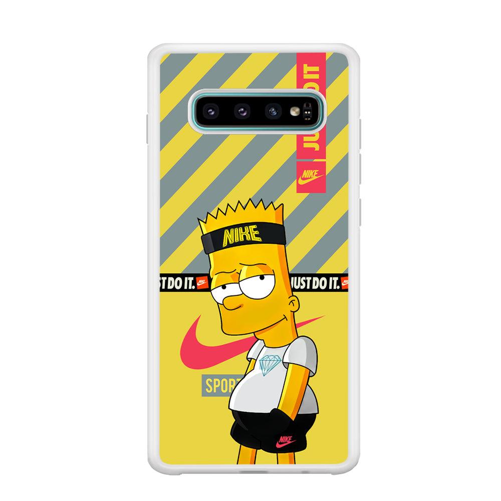 Nike Chill Bart Samsung Galaxy S10 Plus Case-Oxvistore