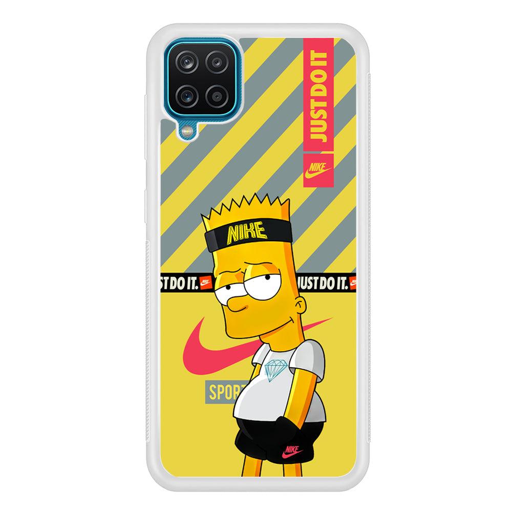 Nike Chill Bart Samsung Galaxy A12 Case-Oxvistore