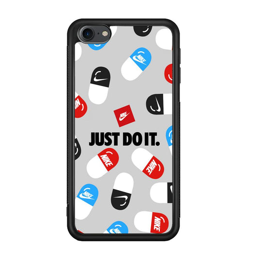 Nike Chill Pill Patern iPod Touch 6 Case-Rubber Black (2D Case)-Oxvistore