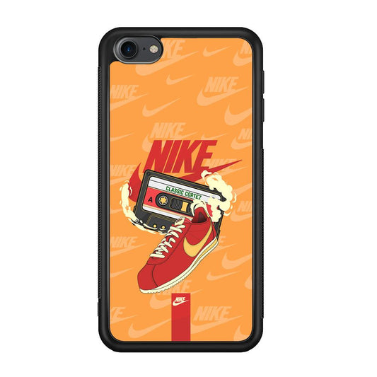 Nike Classic Stride iPod Touch 6 Case-Rubber Black (2D Case)-Oxvistore