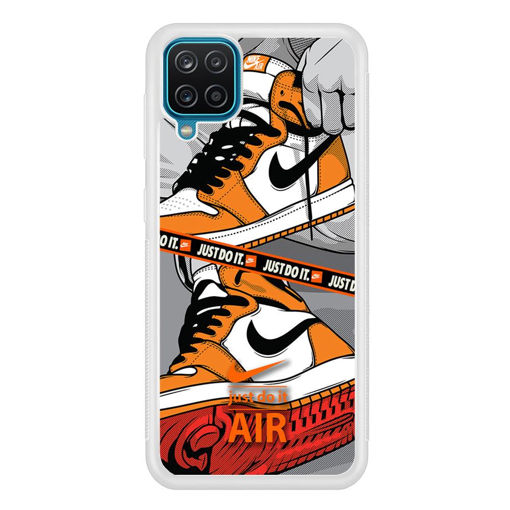 Nike Close Up The Sneaker Samsung Galaxy A12 Case-Oxvistore