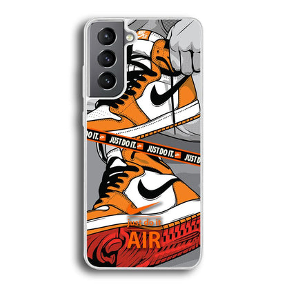 Nike Close Up The Sneaker Samsung Galaxy S21 Case-Oxvistore