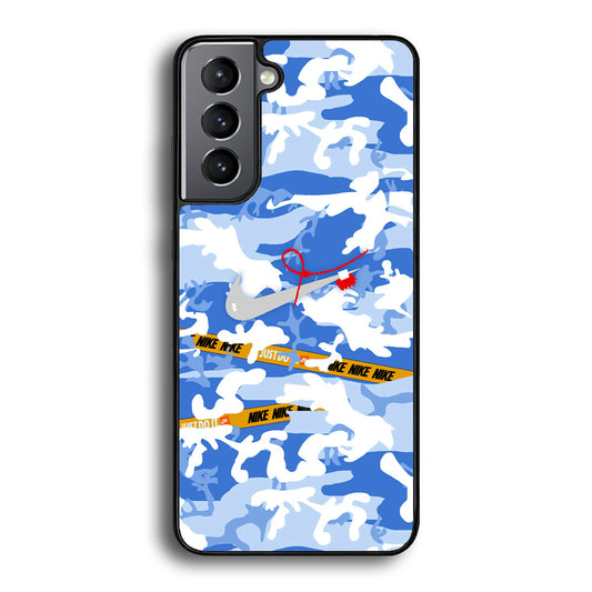 Nike Cloudy Sky Camo Samsung Galaxy S21 Plus Case-Oxvistore