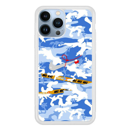 Nike Cloudy Sky Camo iPhone 14 Pro Max Case-Oxvistore