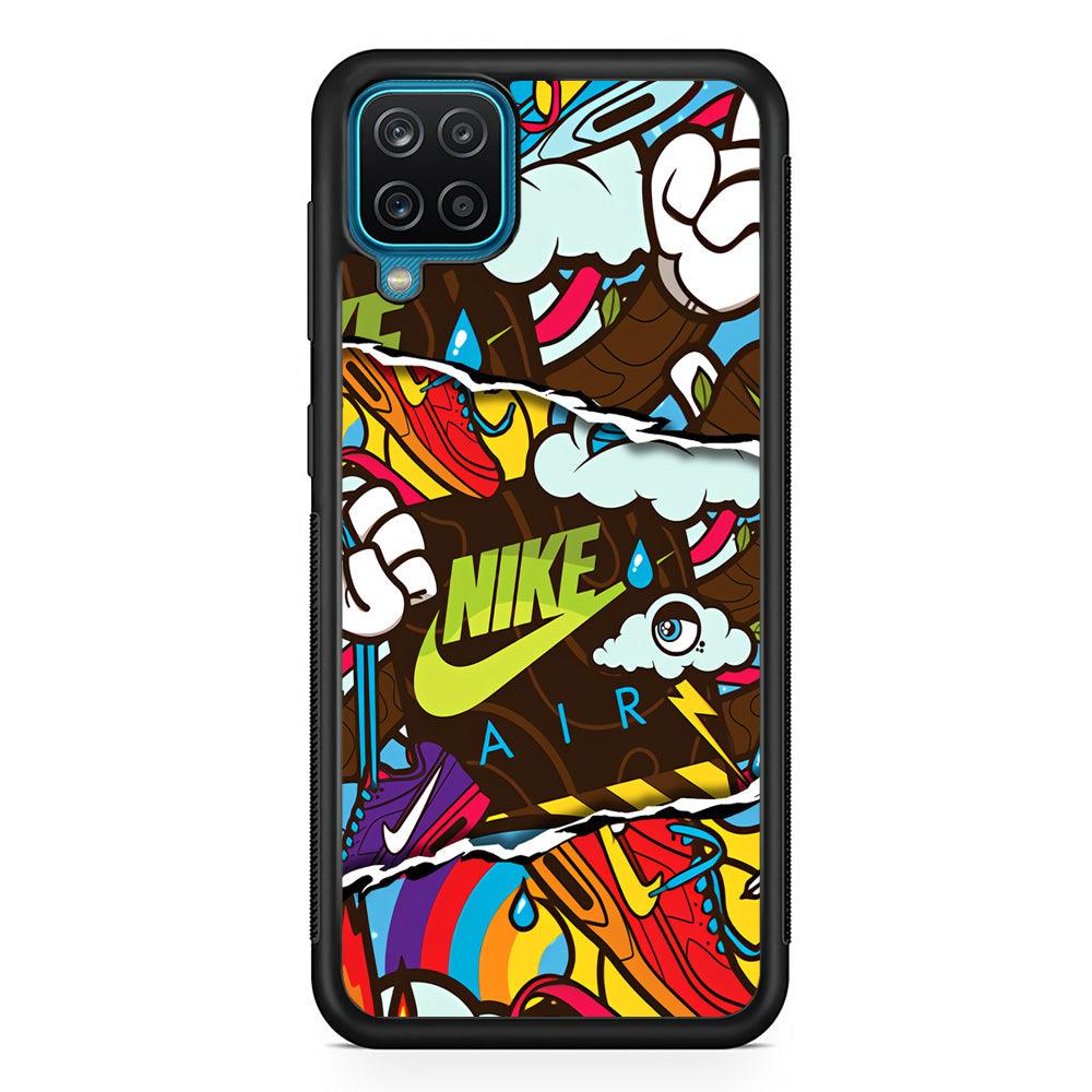 Nike Colorful Imagination Samsung Galaxy A12 Case-Oxvistore