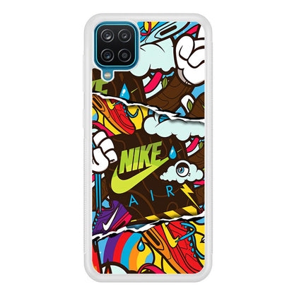 Nike Colorful Imagination Samsung Galaxy A12 Case-Oxvistore