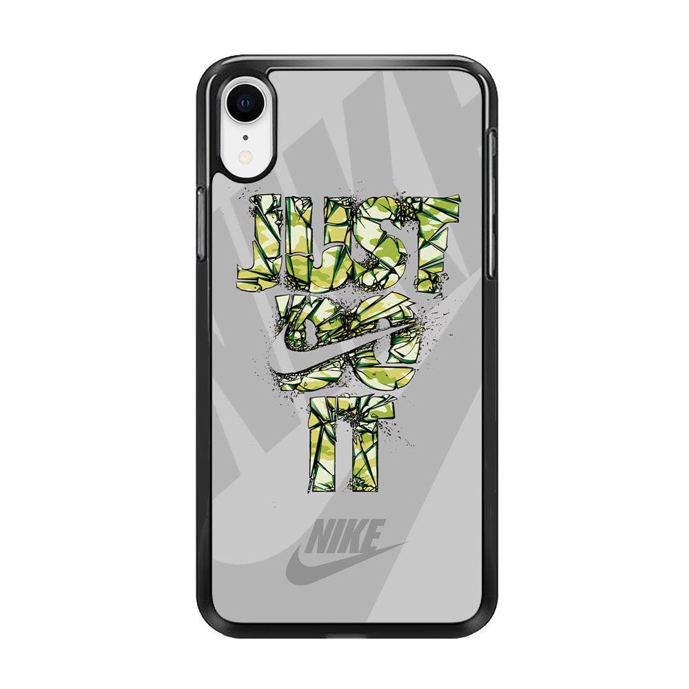 Nike Concrete Ability iPhone XR Case-Rubber Black (2D Case)-Oxvistore