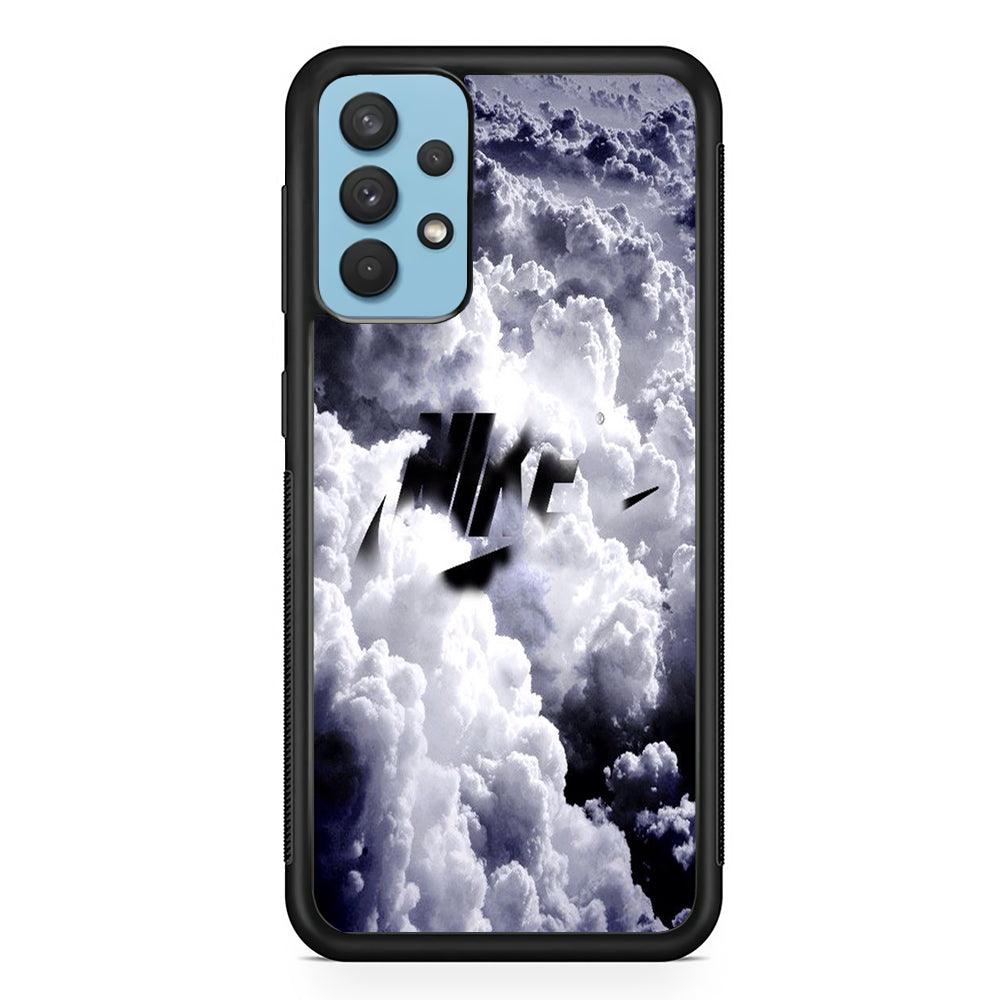Nike Cool Samsung Galaxy A32 Case-Rubber Black (2D Case)-Oxvistore