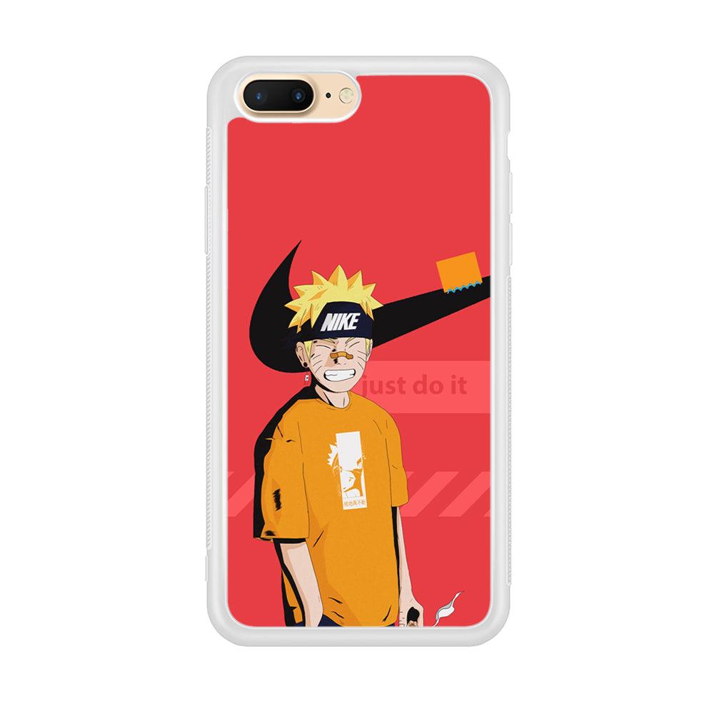 Nike Cover with Naruto iPhone 8 Plus Case-Oxvistore