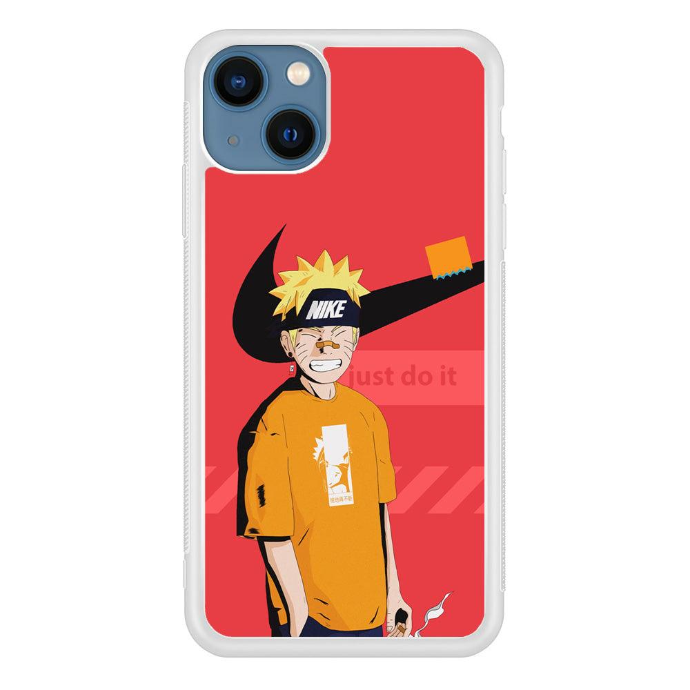 Nike Cover with Naruto iPhone 15 Plus Case-Oxvistore