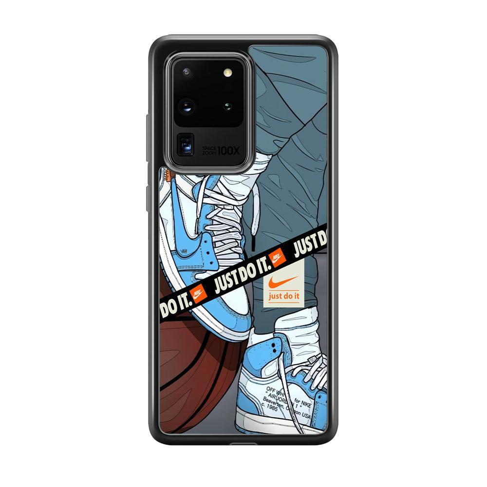 Nike Defining The Finest Samsung Galaxy S20 Ultra Case-Rubber Black (2D Case)-Oxvistore