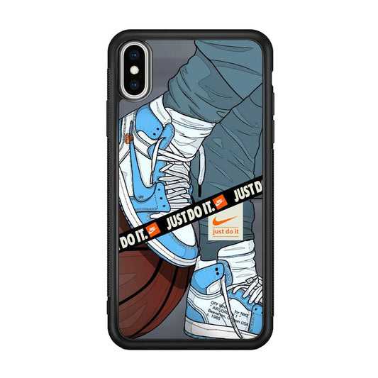 Nike Defining The Finest iPhone Xs Max Case-Rubber Black (2D Case)-Oxvistore