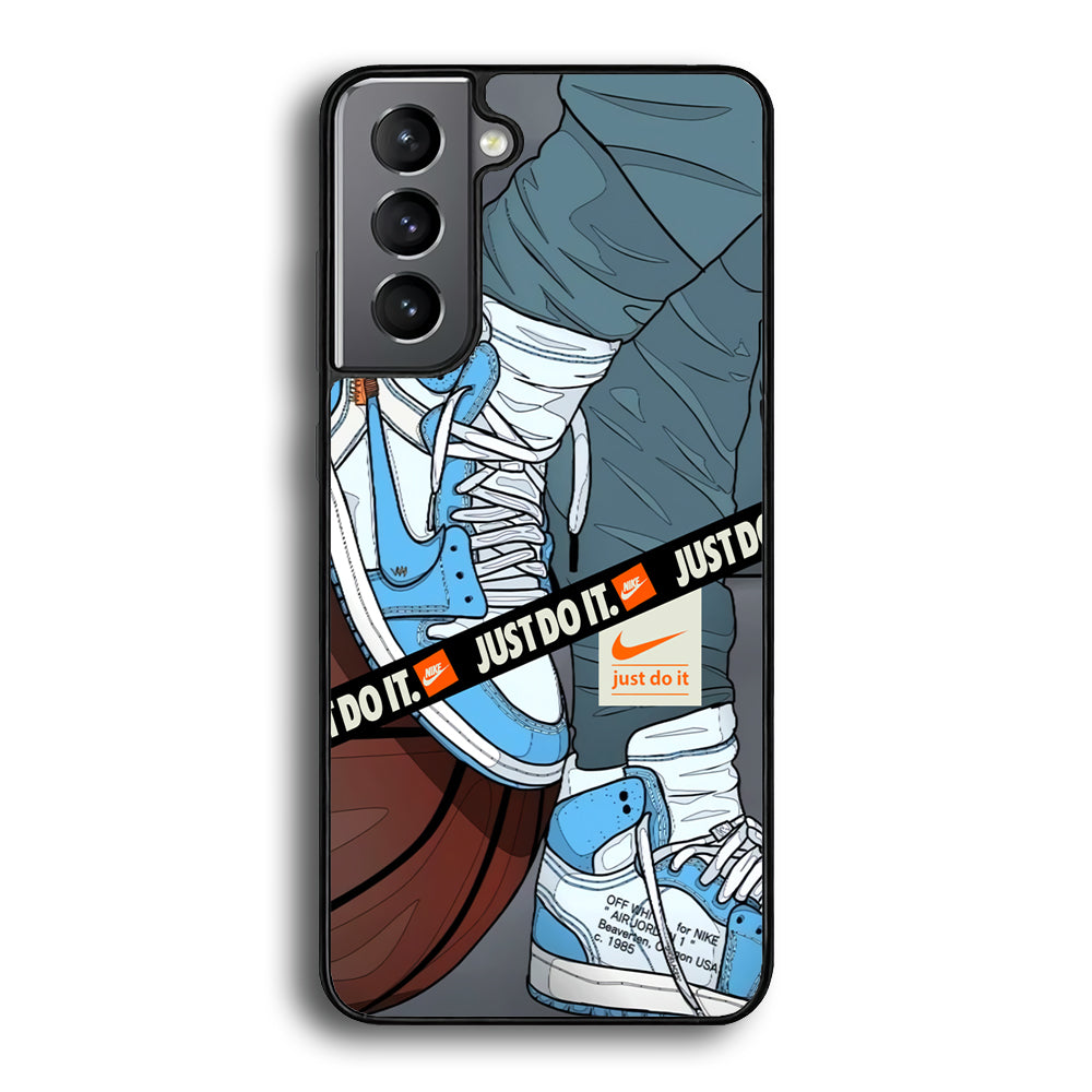Nike Defining The Finest Samsung Galaxy S24 Plus Case-Rubber Black (2D Case)-Oxvistore