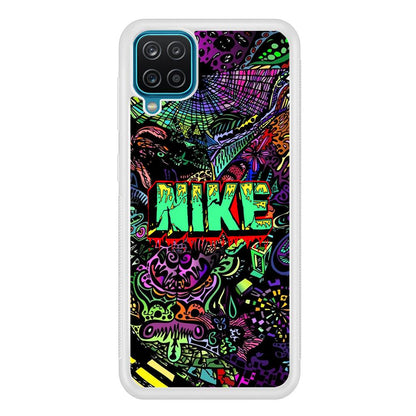 Nike Doodle Drip Colour Samsung Galaxy A12 Case-Oxvistore