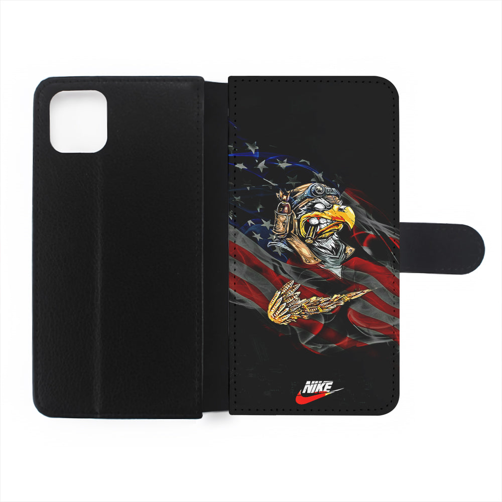 Nike Eagle Flag US Flip Wallet Phone Case