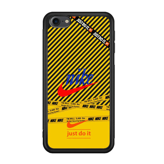 Nike Early Warning System iPod Touch 6 Case-Rubber Black (2D Case)-Oxvistore