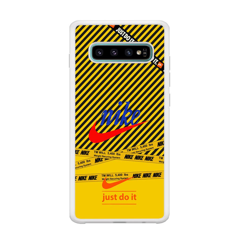 Nike Early Warning System Samsung Galaxy S10 Case-Oxvistore