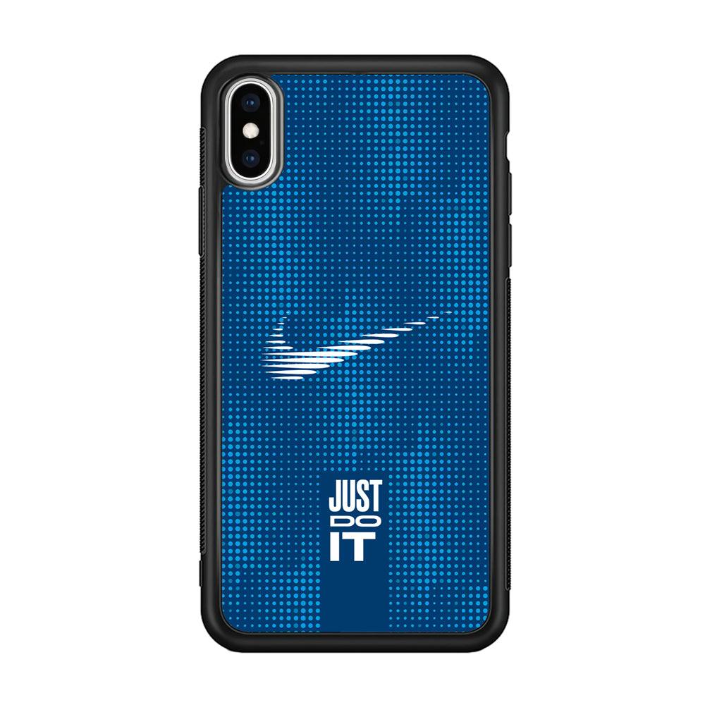 Nike Fast and Precise iPhone X Case-Rubber Black (2D Case)-Oxvistore