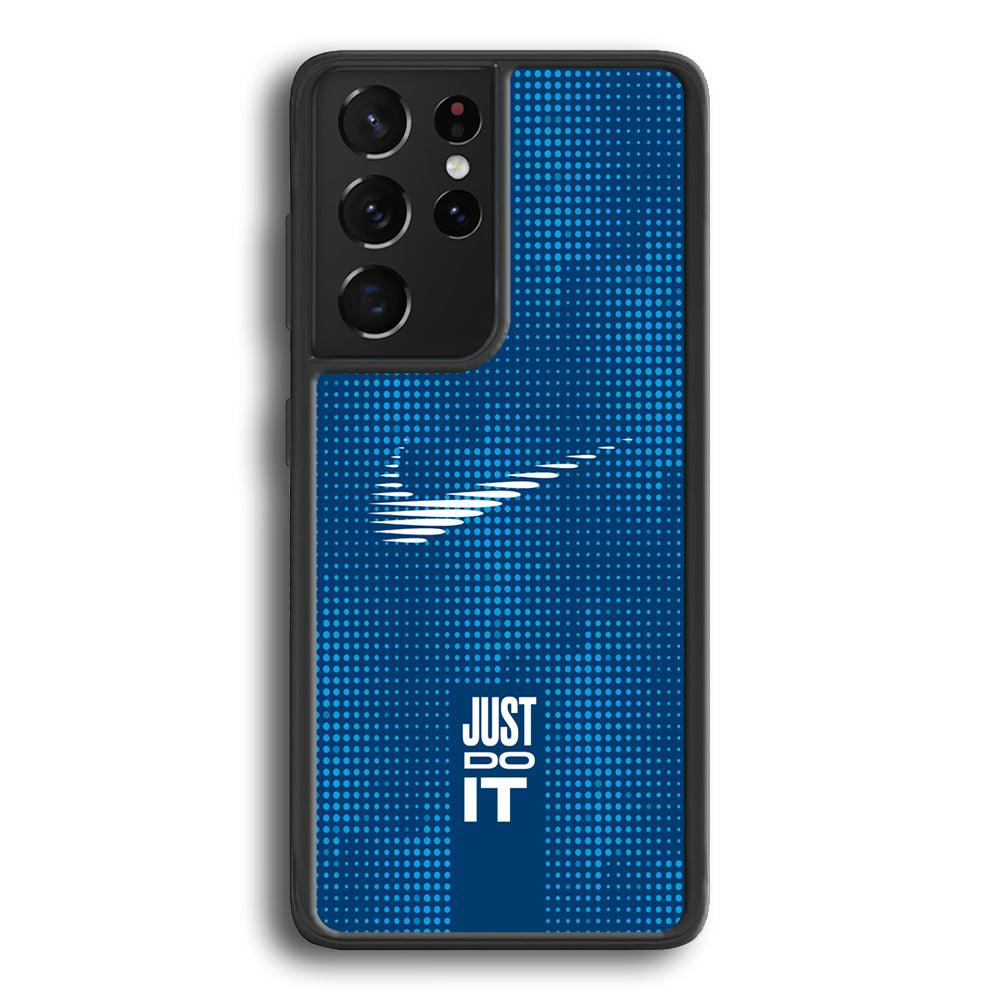 Nike Fast and Precise Samsung Galaxy S21 Ultra Case-Rubber Black (2D Case)-Oxvistore