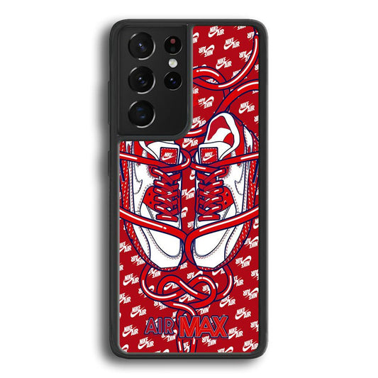 Nike Filled Up The Passion Samsung Galaxy S23 Ultra Case-Rubber Black (2D Case)-Oxvistore