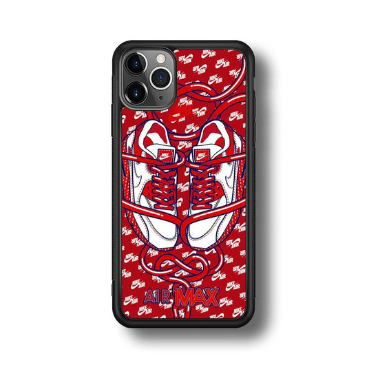 Nike Filled Up The Passion iPhone 11 Pro Max Case-Rubber Black (2D Case)-Oxvistore