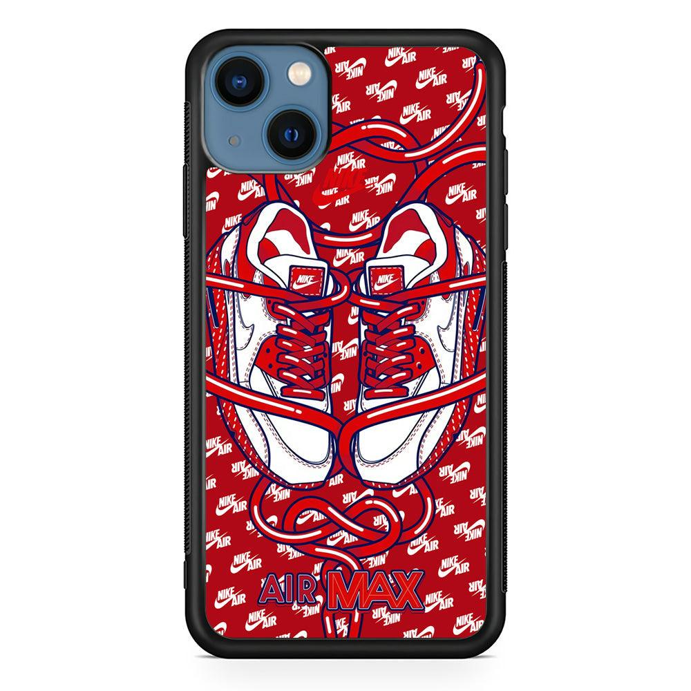 Nike Filled Up The Passion iPhone 14 Case-Rubber Black (2D Case)-Oxvistore
