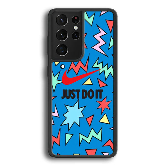 Nike Fireworks Samsung Galaxy S24 Ultra Case-Rubber Black (2D Case)-Oxvistore