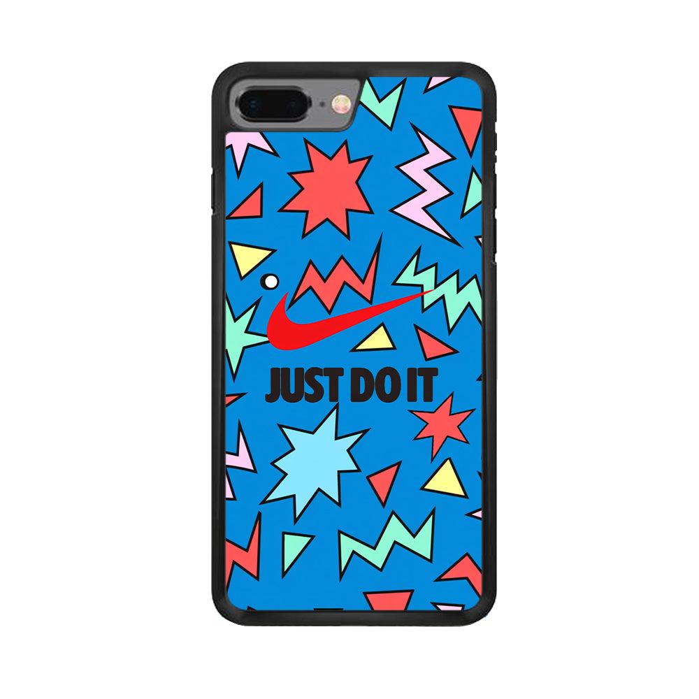 Nike Fireworks iPhone 7 Plus Case-Rubber Black (2D Case)-Oxvistore