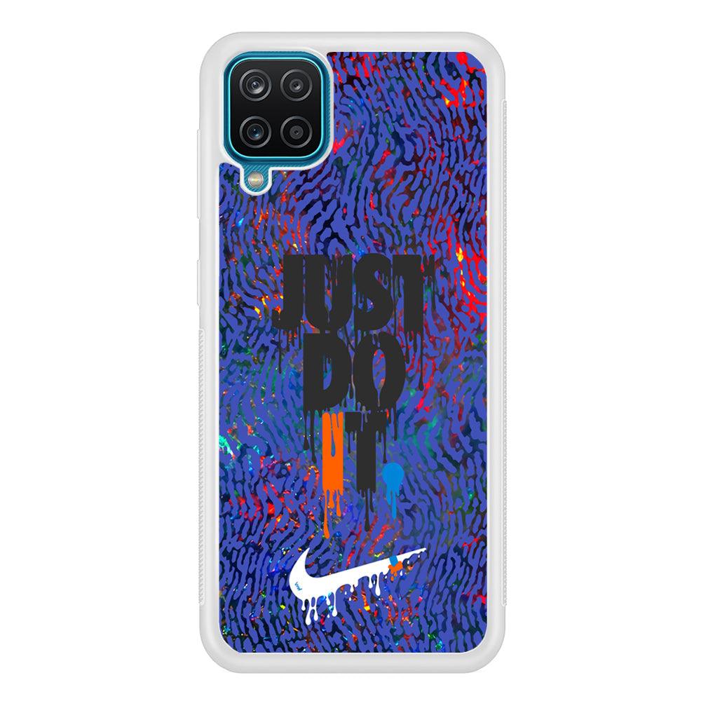 Nike Flaming Magma Samsung Galaxy A12 Case-Oxvistore