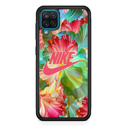 Nike Floral Beauty Samsung Galaxy A12 Case-Oxvistore