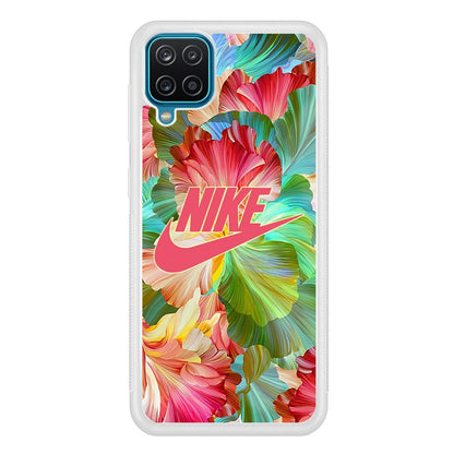 Nike Floral Beauty Samsung Galaxy A12 Case-Oxvistore