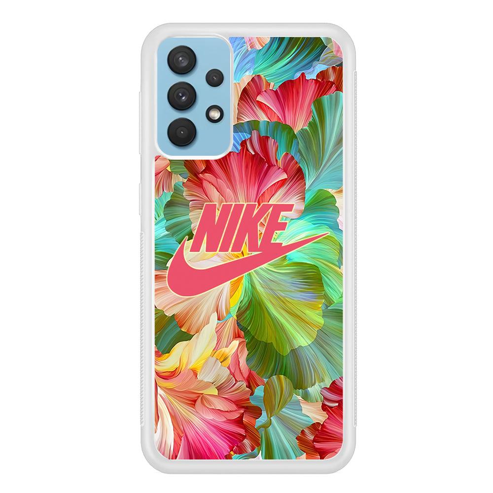 Nike Floral Beauty Samsung Galaxy A32 Case-Oxvistore