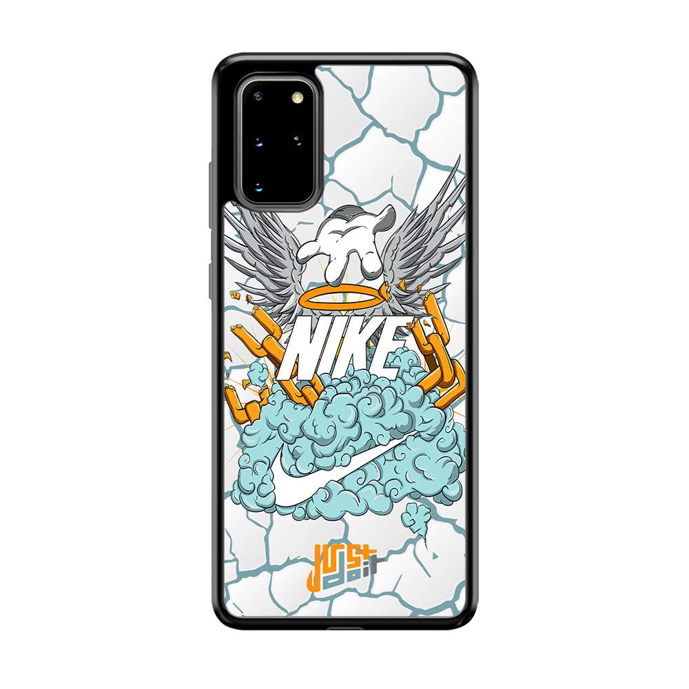 Nike Flying To The Paradise Samsung Galaxy S20 Plus Case-Rubber Black (2D Case)-Oxvistore