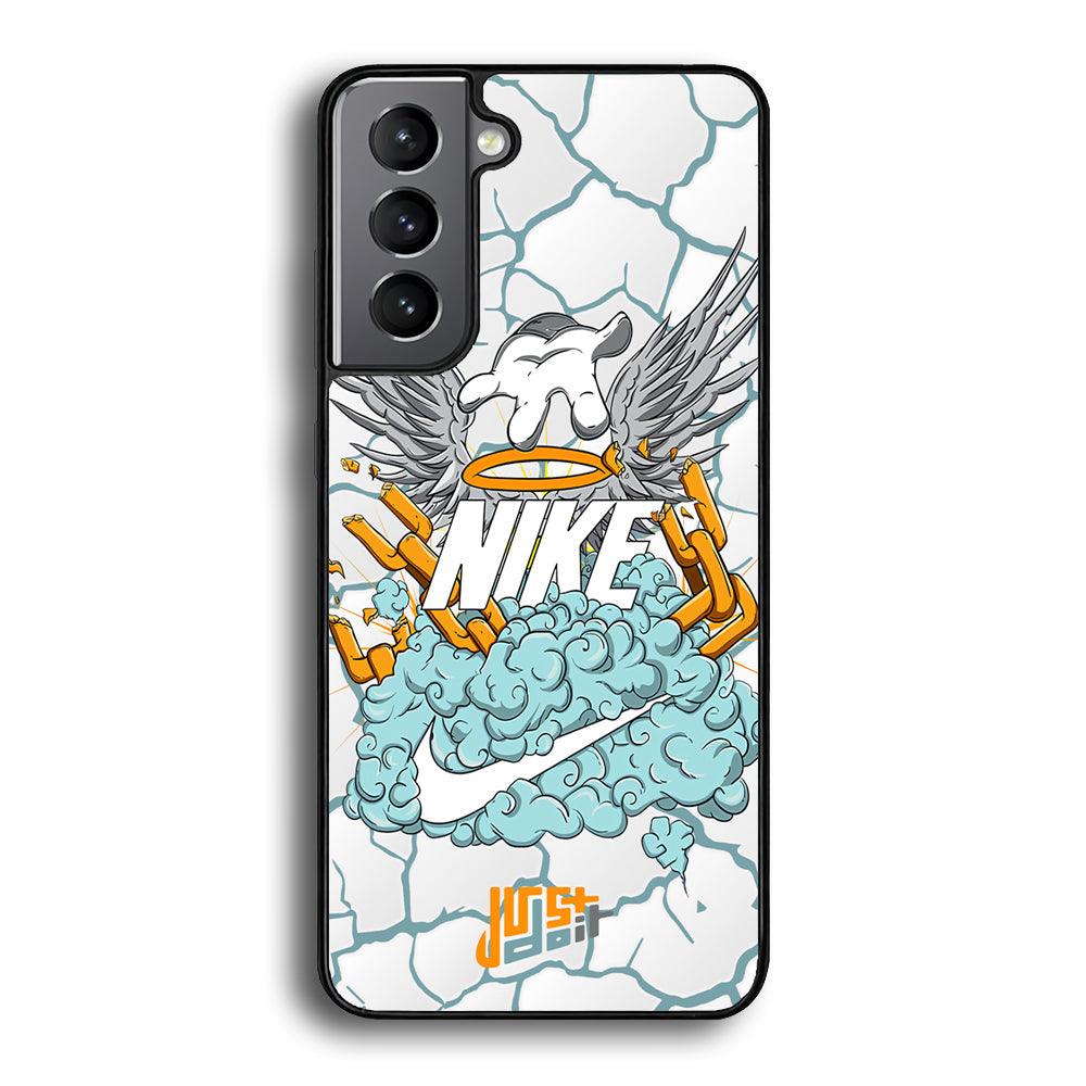 Nike Flying To The Paradise Samsung Galaxy S22 Plus Case-Rubber Black (2D Case)-Oxvistore