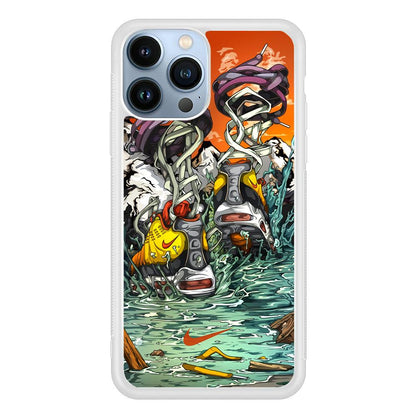 Nike Form of Art Noise iPhone 15 Pro Max Case-Oxvistore