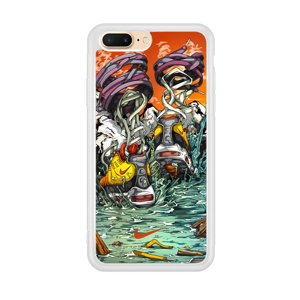 Nike Form of Art Noise iPhone 8 Plus Case-Oxvistore