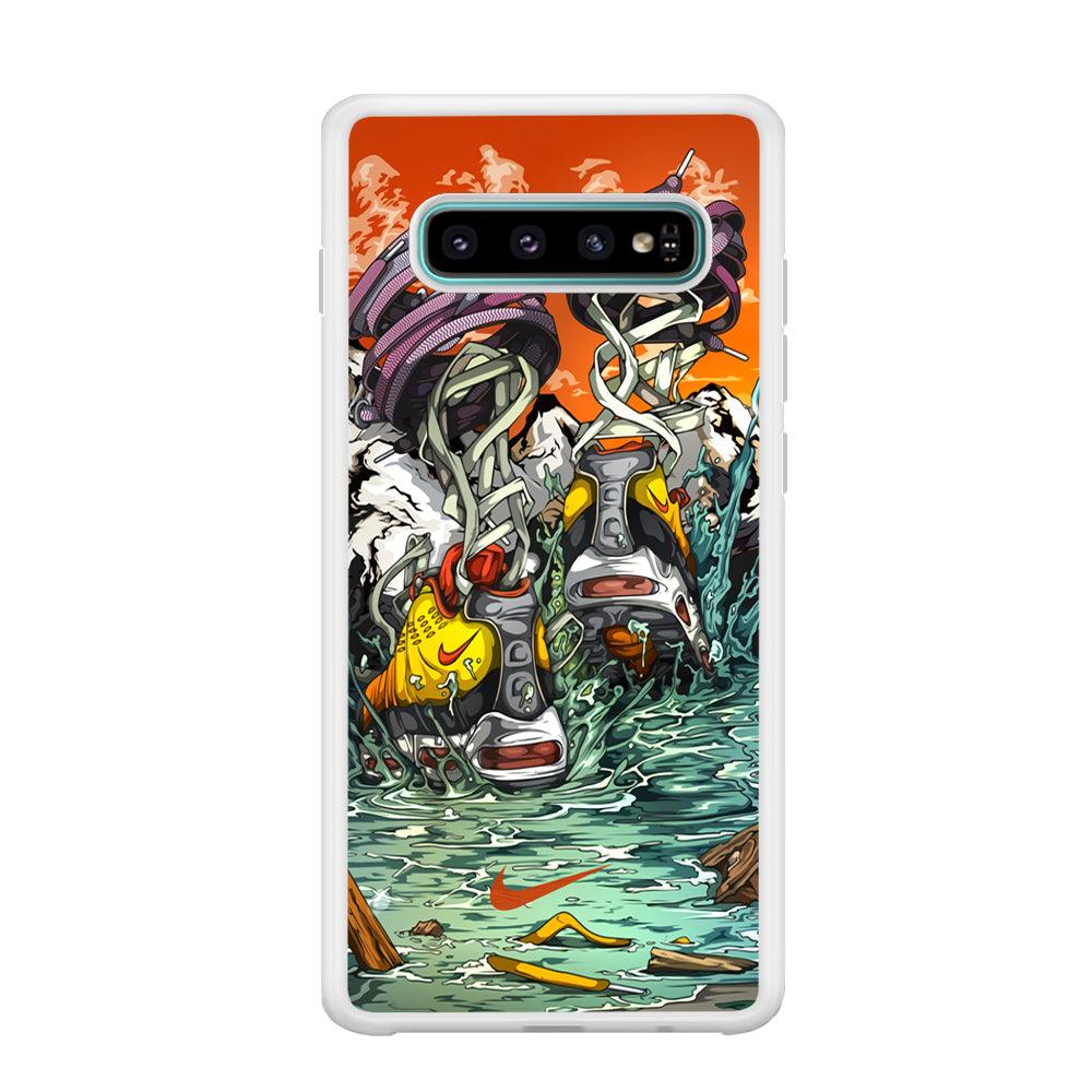 Nike Form of Art Noise Samsung Galaxy S10 Plus Case-Oxvistore