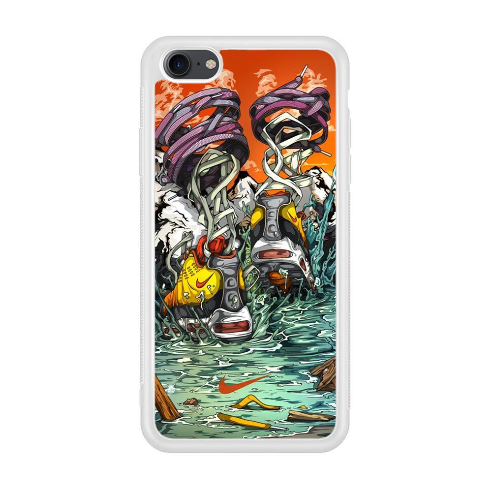 Nike Form of Art Noise iPhone 8 Case-Oxvistore